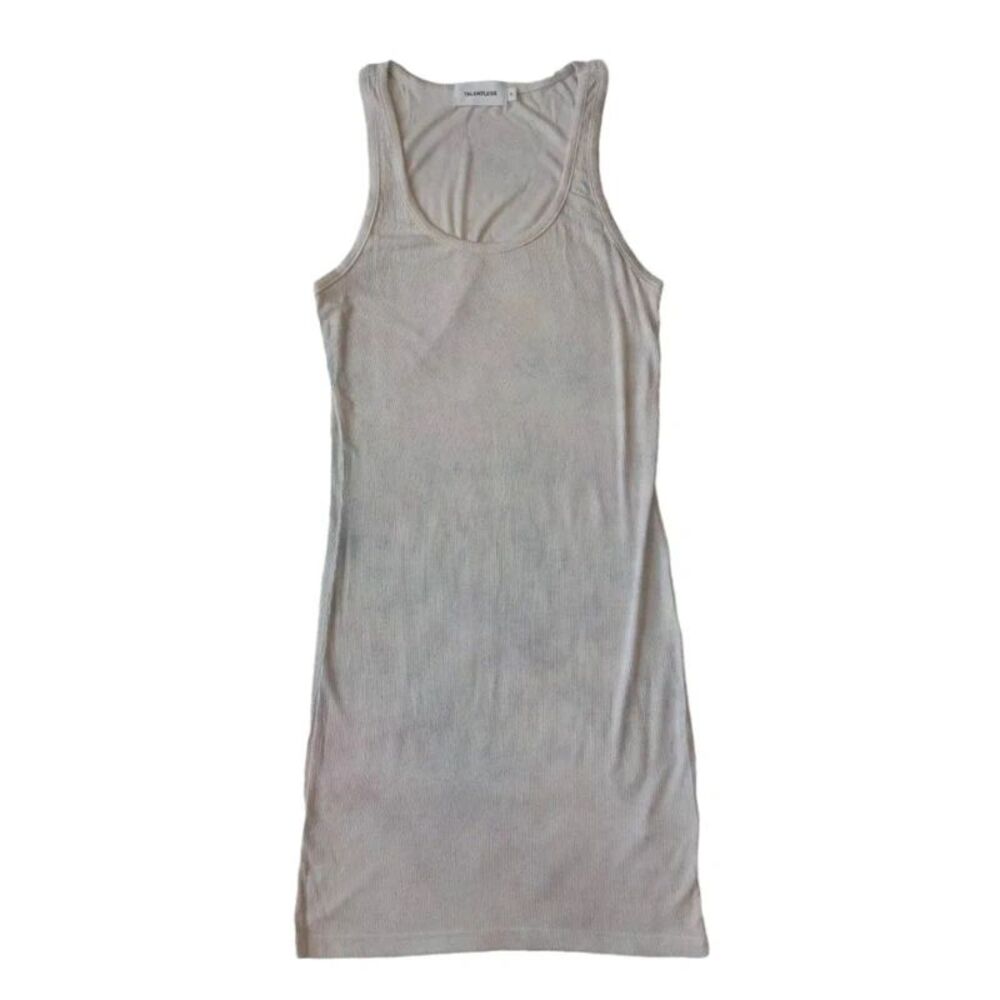 Talentless Purple Pink Watercolor Tie Dyed Sleeveless Tank Dress Women's Large